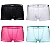 Winday Men Briefs Breathable Ice Silk Boxer Bikinis and Briefs