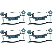 Roof Clamp Car Van Mounting Fitting Kit Cargo Box Mounting Bracket Car Roof Cargo Rack Connector, 4 Pieces