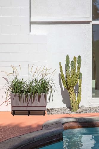 Image of Veradek Demi Series Raised Long Planter - Wide Planter with Stand
