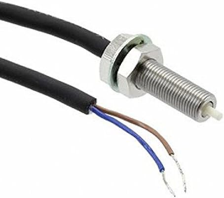 Omron D5A-7410 High Precision Switch, Solid State PNP Output, Prewired, Operation Indicator, Pin Plunger, M16 Body Type, IP67 Protection, 3um max Repeat Accuracy, 2.45N Max Operating Force, 1m Cable Length4