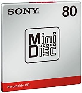 Sony Mini Disc 80 Minute, 1 Pack MDW80T