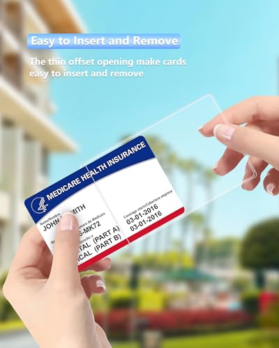 Fundas protectoras transparentes de PVC para tarjetas de crédito 3