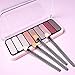 UorPoto Foam Eyeshadow Applicators Double Sided Sponge Tip Reusable，20Pcs Professional Organic Long Handle Washable Makeup Eye Shadow Brush Set