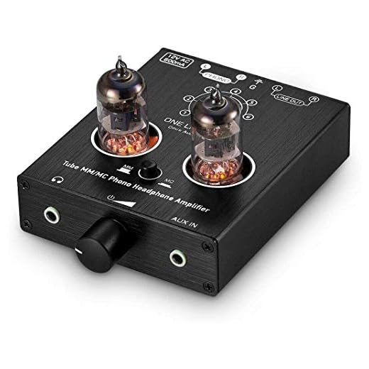 Mini vakuumrör Preamp MM MC Phono Stage Stereo Audio Förstärkare HiFi Hörlursförstärkare