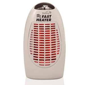 Starlyf Ventilatorkachel Fast Heater Deluxe, 400 W, draagbare en krachtige mini-socket-verwarming,