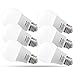 LOHAS 6 Watt (40-Watt Equivalent) LED A19 Light Bulbs, 5000K Daylight White LED Lights for Home, Medium Screw Base (E26), 500lm, 240 Degree Beam Angle LED Home Lighting (Pack of 6)
