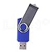 LHN (Bulk 5 Pack) 2GB Swivel USB Flash Drive USB 2.0 Memory Stick (Blue)