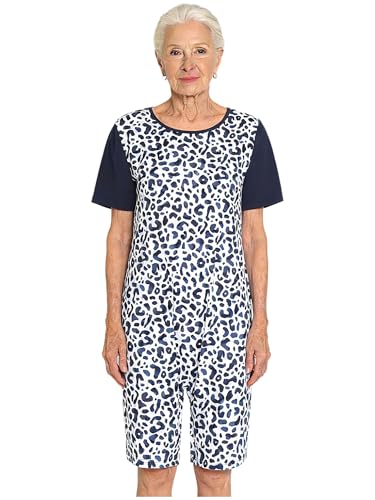 Body femme avec fermeture éclair dans le dos confort de nuit senior