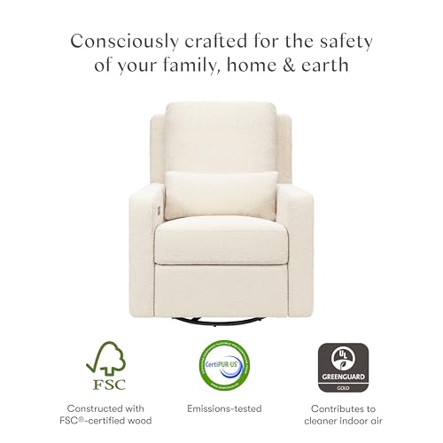 Image of Babyletto Sigi Power Recliner, Performance Ivory Boucle