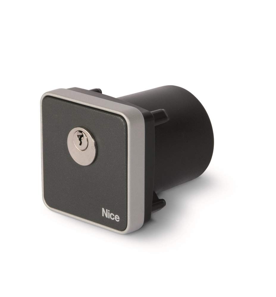 Nice Recessed Key Selector with Standard Cylinder Code : EKSI, Black