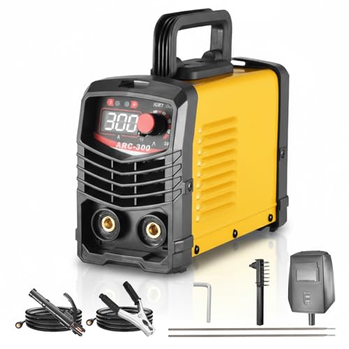 Soldador Inverter,Aomdom Profesional 300A MMA Maquina Soldar ARC IGBT Soldador de ARCO 220 V Máquina de Soldar Digital LCD Soldador Electrodo Portatil Grupo de Soldar
