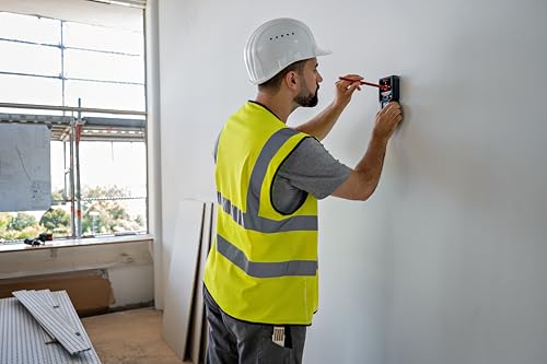 Bosch Professional Ortungsgerät GMS 120-27 (max. Detektionstiefe Nicht-magnetisches Metall/magnetisches Metall/Spannungsführende Leitungen/Holz: 120/100/50/30 mm, Markierstift, Schutztasche)