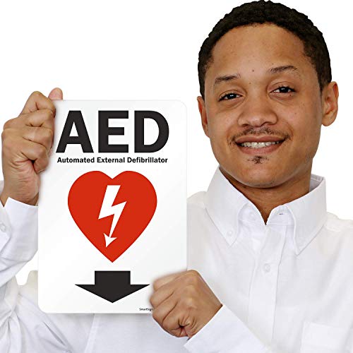 Smartsign-S-4909-Eu-10 "Aed - Automated External Defibrillator" Label | 7" X 10" Laminated Vinyl #TOP25