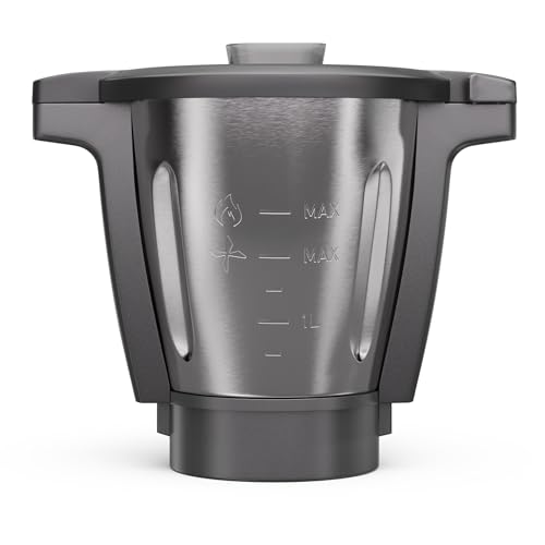 Klarstein Batidora de Cerámica Multifuncional 4 en 1, 1700W Con Picadora, Mezcladora y Procesador de Alimentos, 4.7L Pro Combo Grande para Cocina