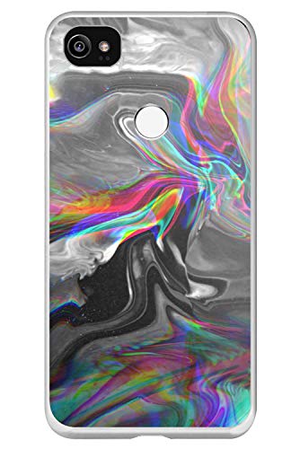 Case for Google Pixel 2XL Case for Women Men Clear Silicone Glitter Soft Transparent TPU Slim Shell Shockproof Protective Case for Google Pixel 2XL Flexible Bumper Cover Case (2)