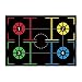 Menolana Basketball Training Mat Basketball Training Aid Improve Agility Blanket Non Slip Basketball Footwork Training Mat for Sports, Style F