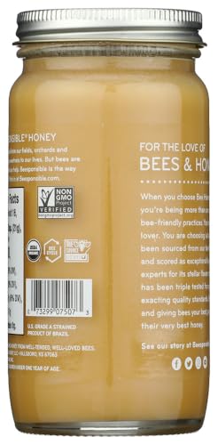 BEE HARMONY Organic Eucalyptus Raw Creamed Honey, 12 OZ - Image 5