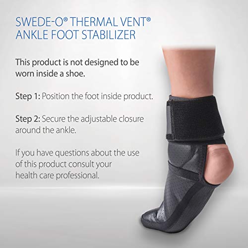 Swede-O Thermal Vent Ankle Foot Stabilizer - Medium #TOP30