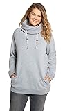 OEKO-TEX Ulla Popken 713963-Sudadera Sudadera, Color Gris Claro, 46 para Mujer