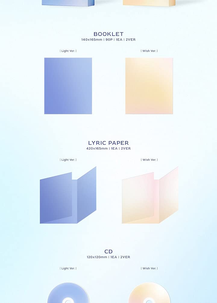 Amazon.com: LIGHTSUM Light a Wish 2nd Single Album Wish Version CD