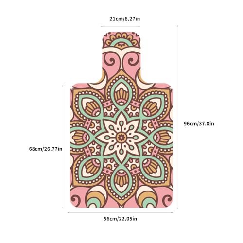 Alfombra portátil de Pilates antideslizante plegable para entrenamiento y almacenamiento compacto miniatura 3