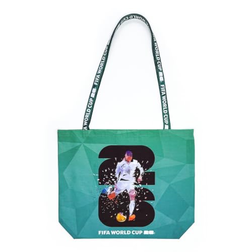 FIFA Licensed Tote Bag Sewing Kit – Turquoise Cotton Fabric Panel with Instructions – DIY Craft Kit for Quilting and Sewing – Finished Size 16" x 15" by Northcott - Image 3