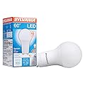 SYLVANIA LED Light Bulb, 60W Equivalent A19, Efficient 8.5W, GU24 Bi-Pin Base, Frosted Finish, 800 Lumens, Daylight - 1 Pack (78107)