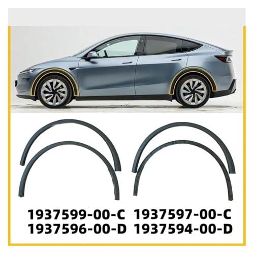 Guardabarros para coche Tesla Model Y Juniper que protege la rueda delantera 3