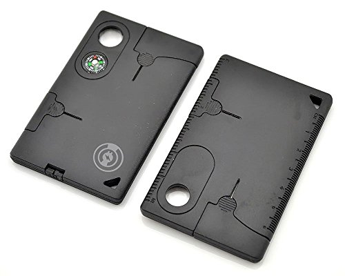image for Survial Knife - Credit Card Knife Tool [2 Pack] Survival Pocket Knife 