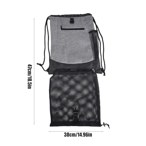 Bolsa deportiva de baloncesto impermeable con compartimentos ventilados 5