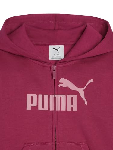 Image of PUMA Girls' Core Logo Zip Up Hoodie