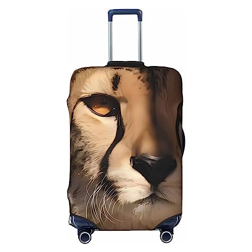 Housse de protection valise XL avec fermeture éclair et motif panthère