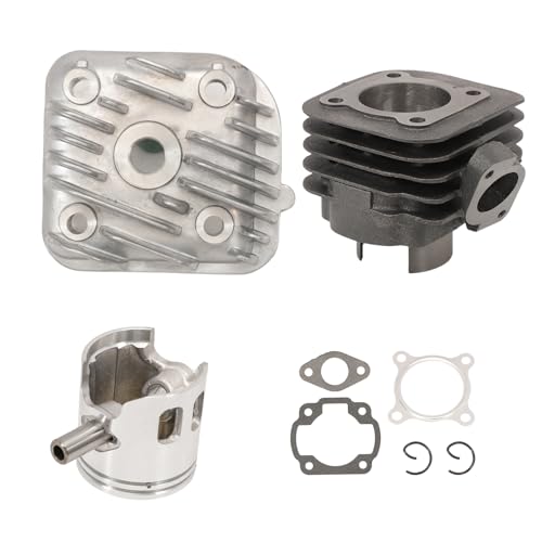 AUROLYNNE Motorrad Zylinder Kit Heißer Satz Kolben Gruppe 70cc Minarelli horizontal Scooter Booster Amico KT00087