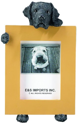 Black Labrador Retriever 2.5" x 3.5" Dog Photo Frame