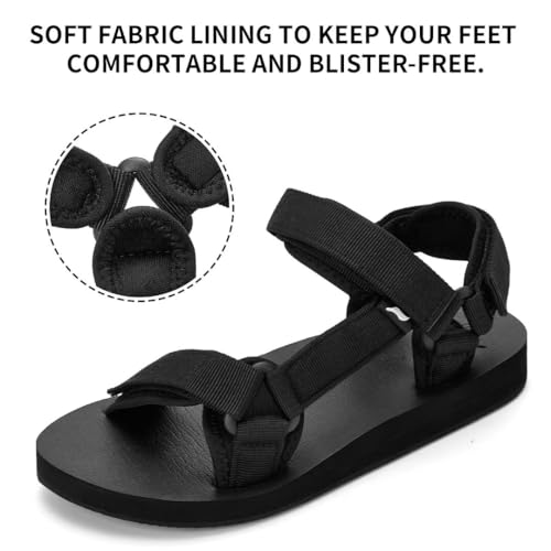 Women's Sandals Hiking Sport Sandals with Arch Support Yoga Mat Insole Comfortable Walking Water Sandals for Beach Travel Athletic2