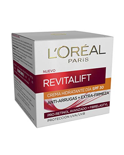L'Oreal Paris Revitalift Crema de Día Anti-edad Hidratante con Protección Solar SPF 30, Antiarrugas y Extra Firmeza, 50… - Imagen 3
