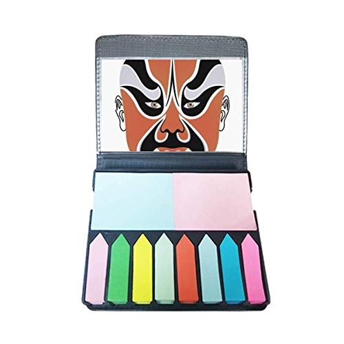 Pékin Opera Face Mask self stick note idéal pour organiser vos livres de recettes