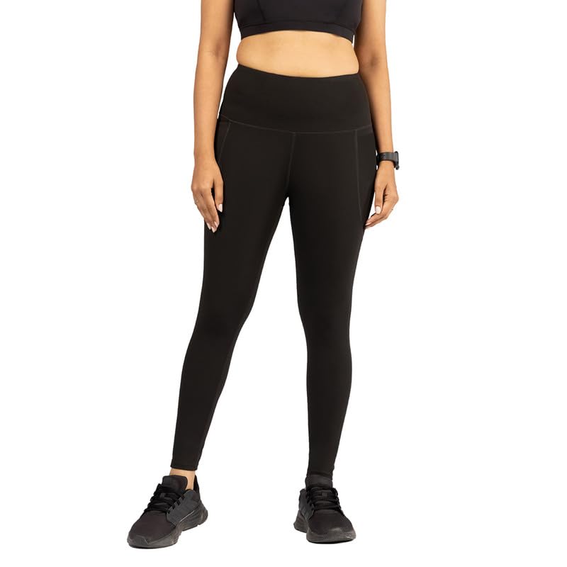 Image of BlissClub Women The Ultimate Leggings | High-Waist | Ankle Length | 4 Pockets | Squat-Proof | Activewear | Tall (for Women Above 5'5)