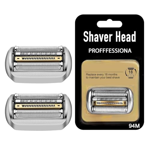 2 PACKS Series 9 Pro 94M Electric Replacement Shaver Head Compatible with Series 9 Pro Electric Razors 9290cc, 9291cc, 9370cc, 9376cc, 9293s, 9260s, 9295cc, 9385cc,(Upgraded ver.)