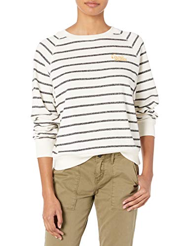 Billabong Women's Graphic Crew Neck Sweatshirt, Cool Whip, L