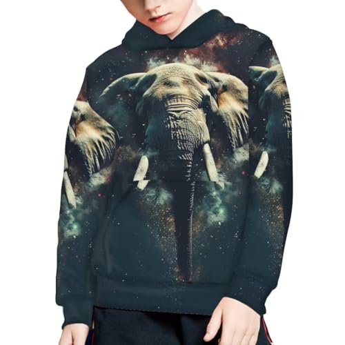 Pinupub Unisex Kids Animal Print Hoodies Boys Girls Long Sleeve Casual Pullover Hoodie Sweatshirt4