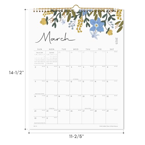 Wallcalendar20252026cabbrix18monthlycalendarfromjanuary2025tojune20261412x1125hanginghooktwinwirebindingfloraldesigncalendarforeasyorganizing  Urban Country Home Decor Wall calendar 2025 2026 cabbrix 18 monthly calendar from january 2025 to june 2026 14 12×11 25 hanging hook twin wire binding floral design calendar for easy organizing  urban country home decor
