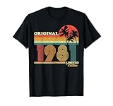 Original 1981 Geburtstag Legende Mann Frau