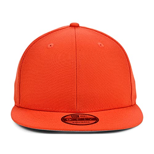 Image of New Era Blank Custom 9FIFTY Adjustable Snapback Cap Orange