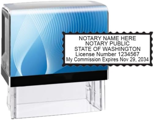 Hubco Impresora 40 Sello notario autoentintado - Washington (caja azul)