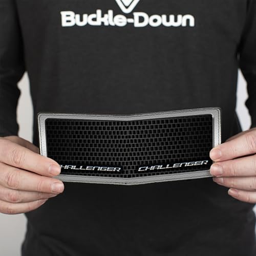 Buckle-Down Bifold Wallet Challenger,4.0" x 3.5"4