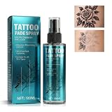 Tattoo Remover Spray - Natural Ink Cleansing Mist to Help Fade Unwanted Tattoos - Gentle Exfoliating & Moisturizing Formula, 4 Fl Oz