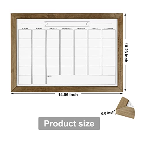 TORASO-Dry-Erase-Monthly-Calendar-Board-Magnetic-Whiteboard-for-Wall-OfficeSchoolHome-Wood-Frame-Hanging-Board-for-Kitchen-Grocery-ListDrawingMemo-105x-145YL-RB-2737-B TORASO Dry Erase Monthly Calendar Board Magnetic Whiteboard for Wall OfficeSchoolHome Wood Frame Hanging Board for Kitchen Grocery ListDrawingMemo 105x 145YL RB 2737 B