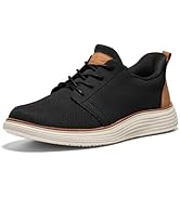 HEEZ Men's Fashion Sneakers, Breathable Oxford Shoes for Men, Lightweight Comfortable Walking Sho...