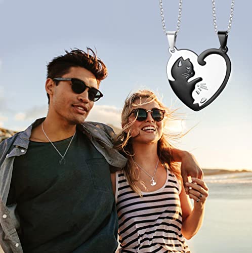 KALVICA Collana Coppia Uomo Donna Acciaio